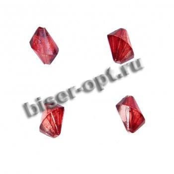 Бусины пластик SA047 "Ромб" 13*11мм (20шт) цвет:L01-розовый/желтый