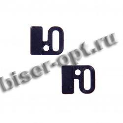 Застежки для белья BG - 6272 пластиковые 10мм (100шт) цвет:046-яр.голубой