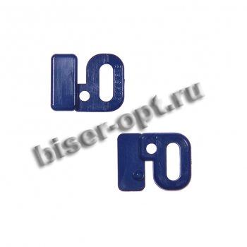 Застежки для белья BG - 6272 пластиковые 10мм (100шт) цвет:046-яр.голубой
