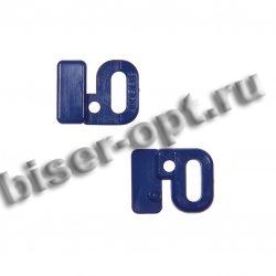 Застежки для белья BG - 6272 пластиковые 10мм (100шт) цвет:046-яр.голубой