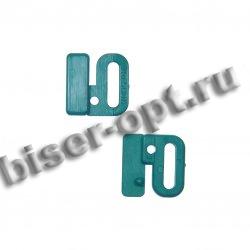 Застежки для белья BG - 6272 пластиковые 10мм (100шт) цвет:046-яр.голубой