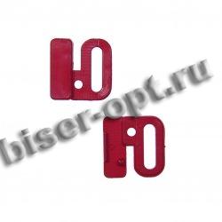 Застежки для белья BG - 6272 пластиковые 13мм (100шт) цвет:059-бордовый