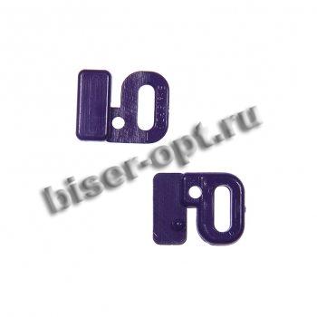 Застежки для белья BG - 6272 пластиковые 13мм (100шт) цвет:059-бордовый