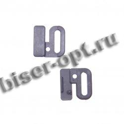 Застежки для белья BG - 6272 пластиковые 13мм (100шт) цвет:059-бордовый