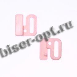 Застежки для белья BG - 6272 пластиковые 13мм (100шт) цвет:059-бордовый