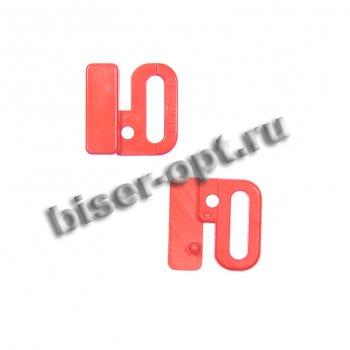Застежки для белья BG - 6272 пластиковые 13мм (100шт) цвет:059-бордовый