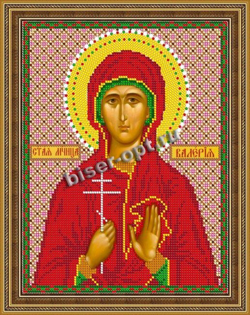 «Светлица» рисунок на ткани для вышивания бисером 733 «Св. Валерия» 19*24см (1шт) цвет:733