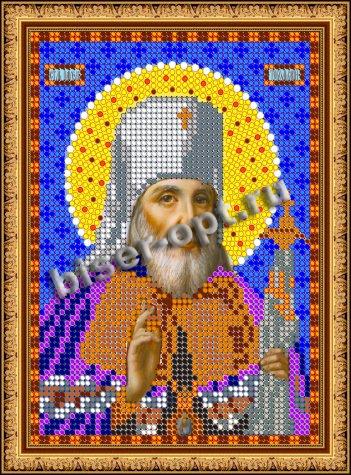 «Светлица» рисунок на ткани для вышивания бисером 757М «Св. Павел Тобольский» 12*16см (1шт) цвет:757М